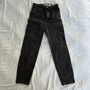 Pull&Bear Black Mom Jeans